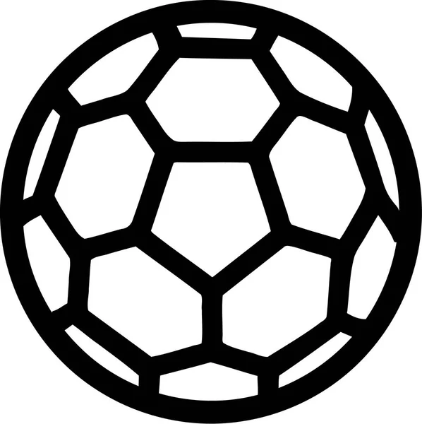 Balonmano icono vector — Vector de stock