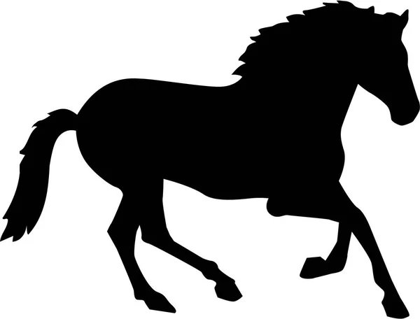 Correr vector caballo — Archivo Imágenes Vectoriales
