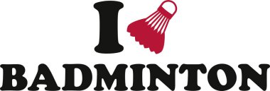 Badminton raketle seviyorum