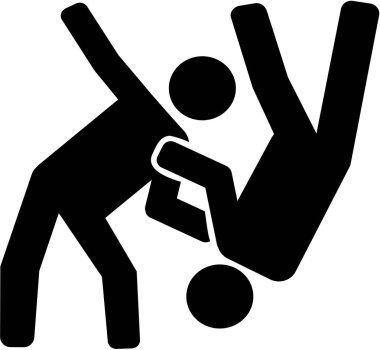 Judo savaşçı piktogram