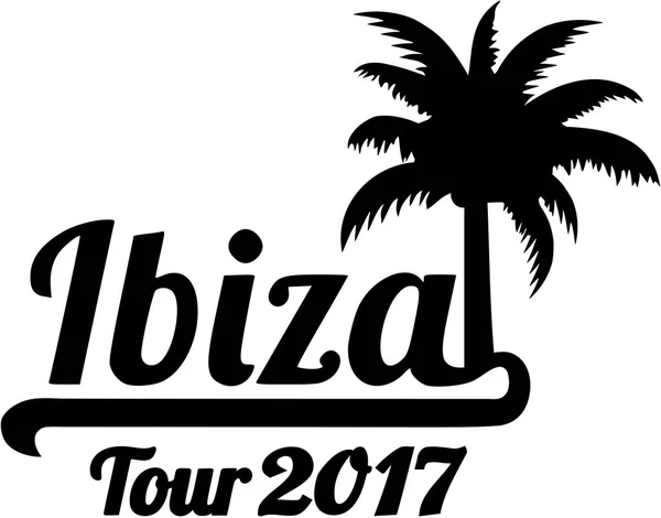 Ibiza tour 2017 — Archivo Imágenes Vectoriales