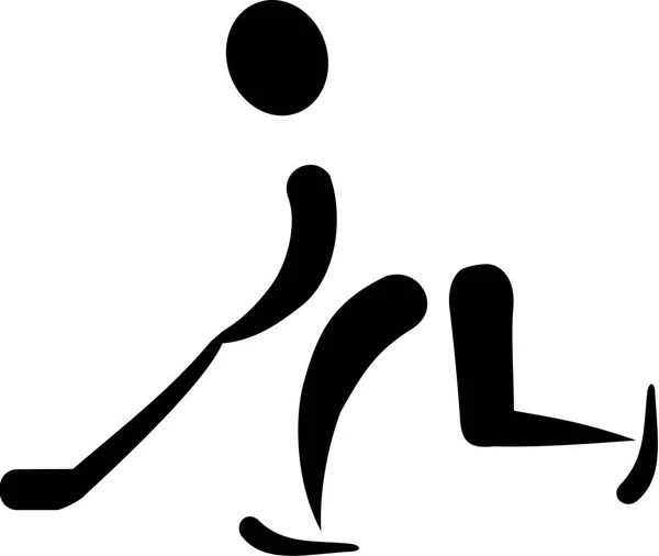 Eishockey-Symbolvektor — Stockvektor