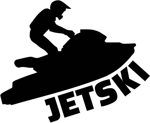 Driver di jet ski — Vettoriale Stock