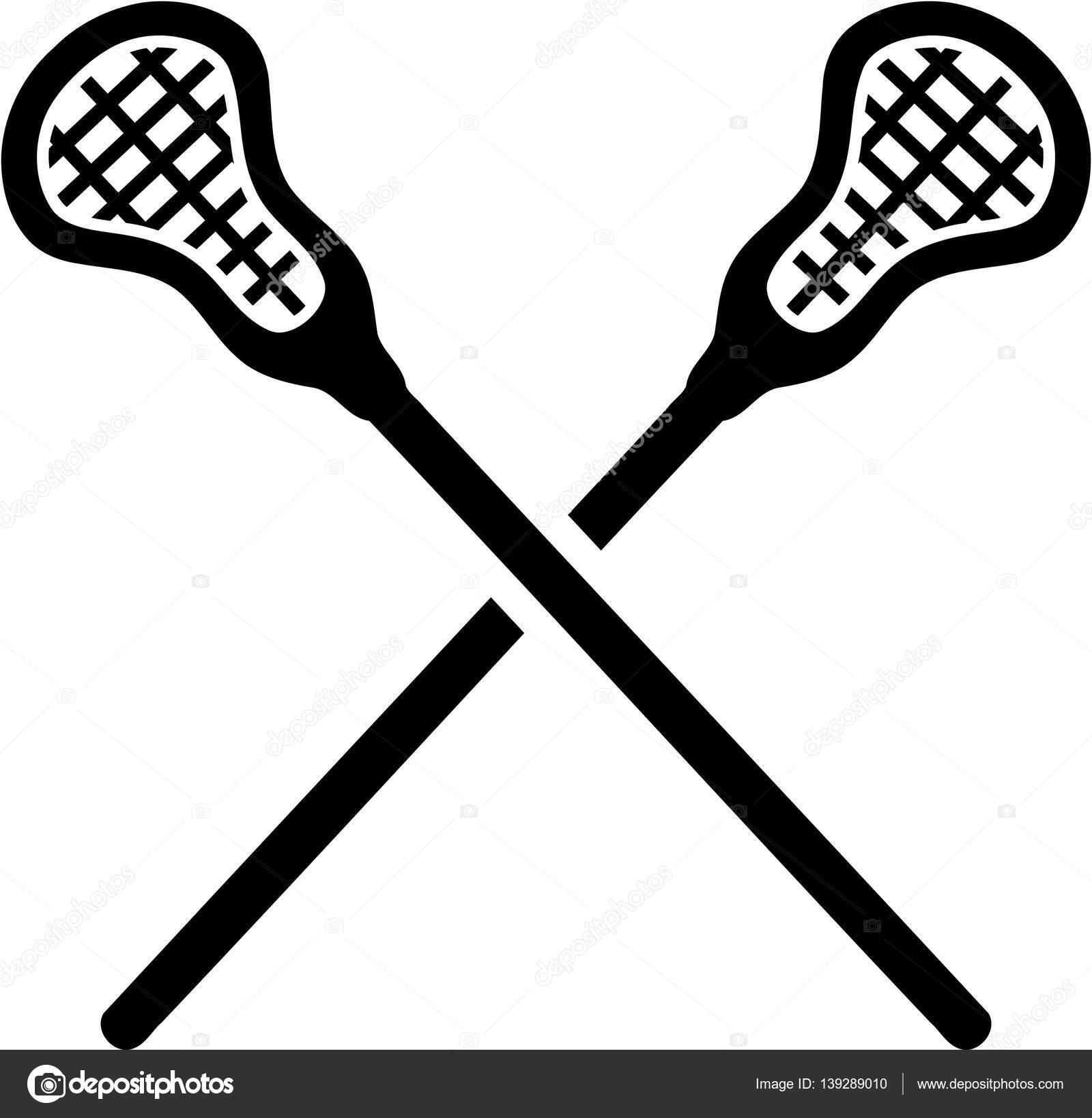 Lacrosse Sticks crossed — Stock Vector © miceking #139289010