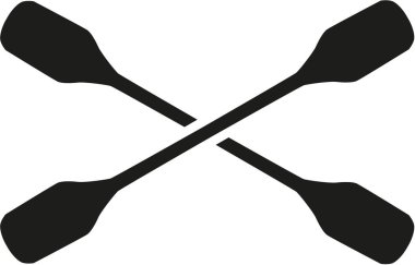 Çapraz cayak çift kanatlı kürekler