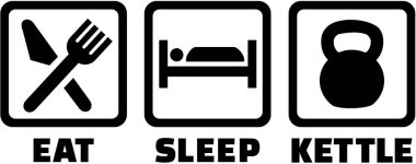 Kettlebell yemek uyku