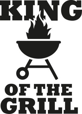 Izgara ızgara simgesiyle kralı