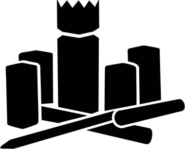 Kubb oyun ekipmanları