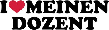 Benim öğretim görevlisi seviyorum. Alman tasarım