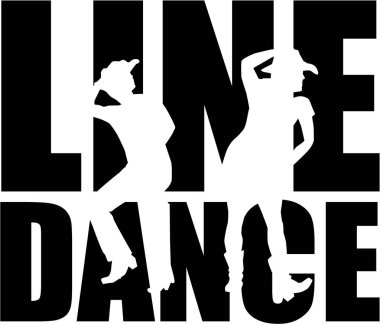 Line dans word ile siluet