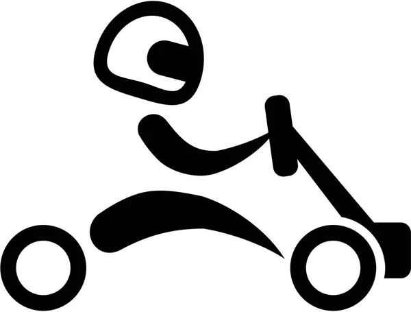 Vector ícone Karting —  Vetores de Stock