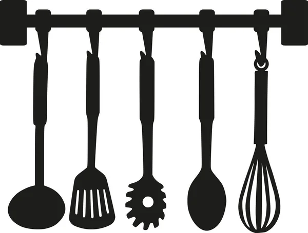 Кухонні приналежності приготування інструменти — стоковий вектор