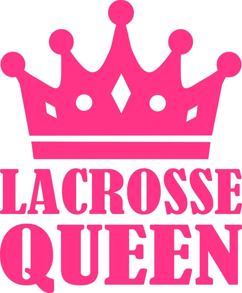 Lacrosse Queen wektor — Wektor stockowy