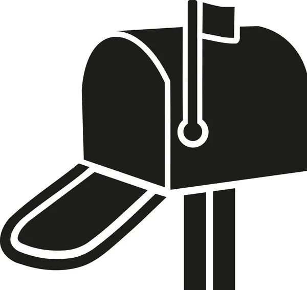 Boîte aux lettres icône vecteur — Image vectorielle