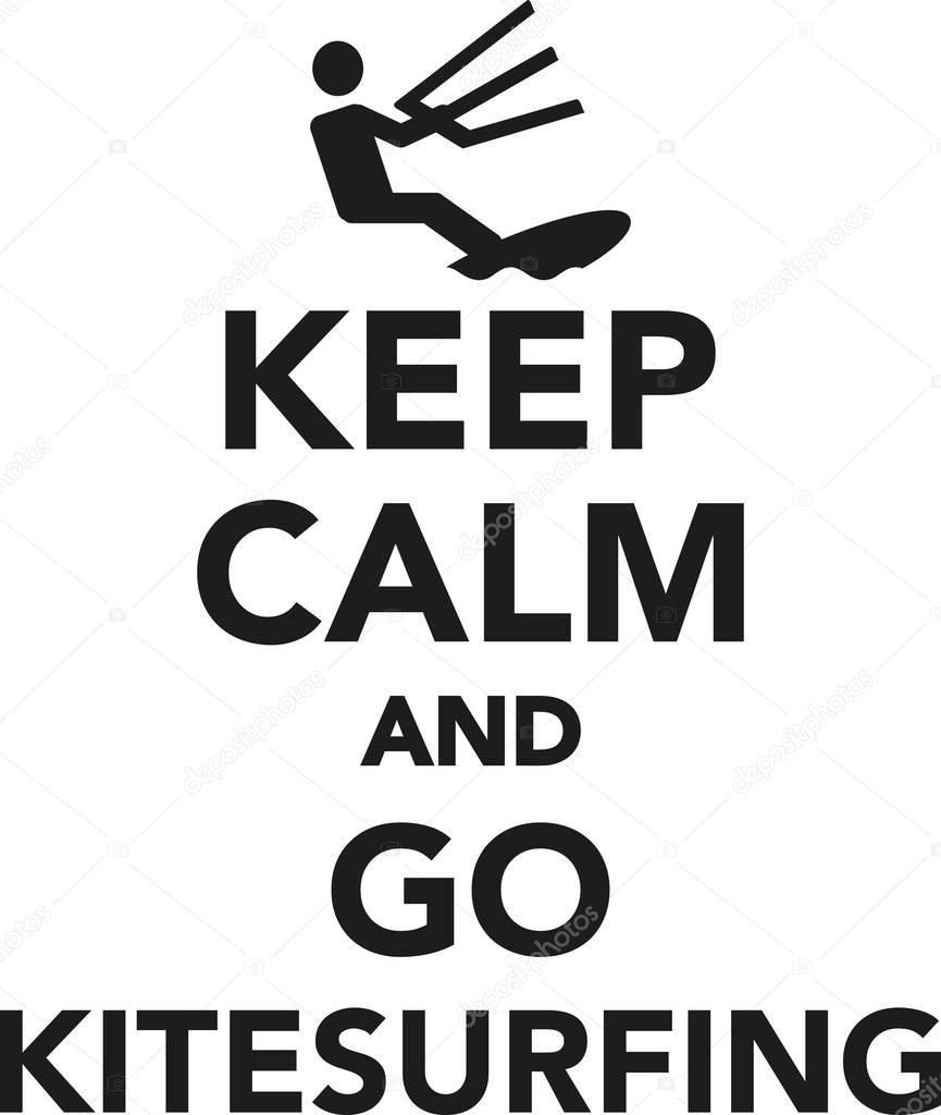 Keep calm and go kitesurfing