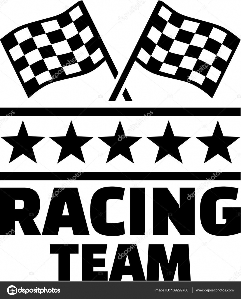 Racing Team racing team with goal flags stock vector 169 miceking Racing Team racing team with goal flags stock vector 169 miceking