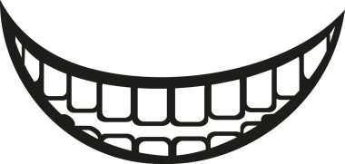 Koca ağız gülüyor