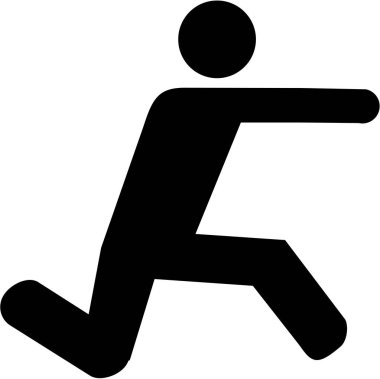 uzun atlama piktogram