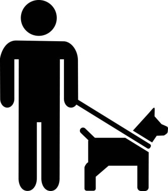 Köpek sahibi piktogram