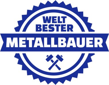 Dünyanın en iyi Metal işçisi Alman düğmesi