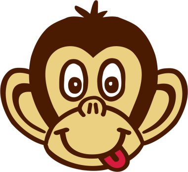 Maymun kafası dil ile