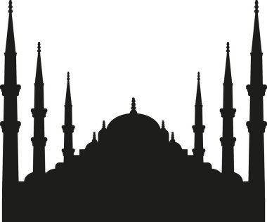 Sultan Ahmed Mosque siluet istanbul