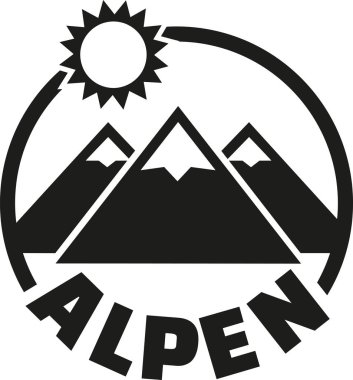 Alpler düğmesi - Alman