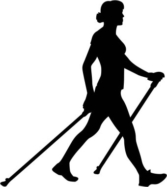Nordic Walking siluet