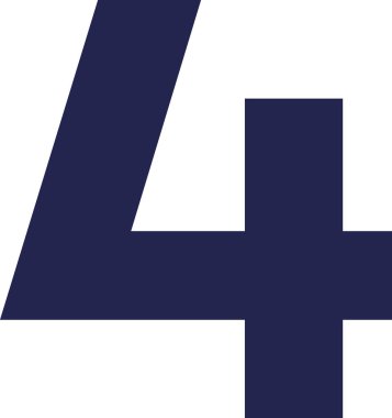 Dört şişman sayı rakam 4