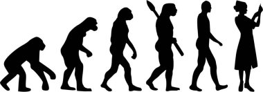 Hemşire evrim vektör