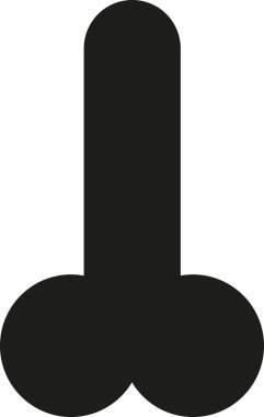 Penis icon vector
