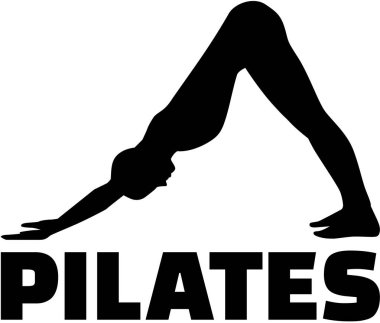 Word ile Pilates siluet