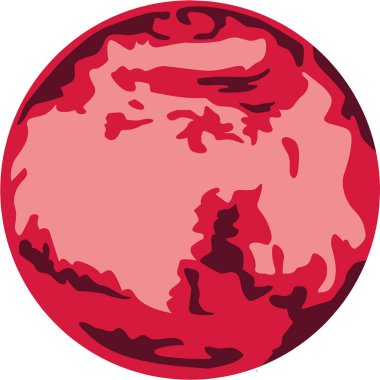 Mars simge vektör