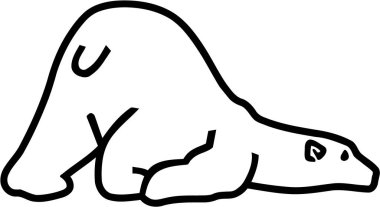 Kutup ayısı yalancı baş aşağı