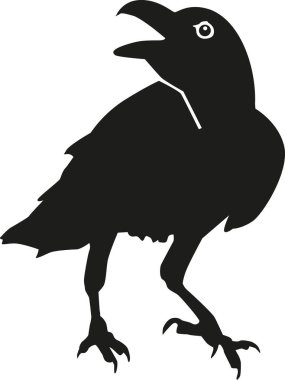 Kargalar vektör raven