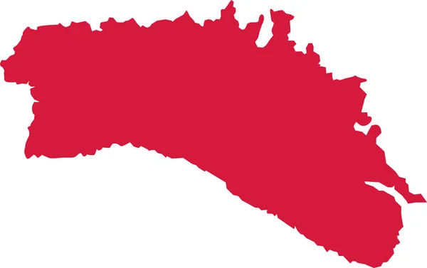 Menorca mapa silueta — Vector de stock