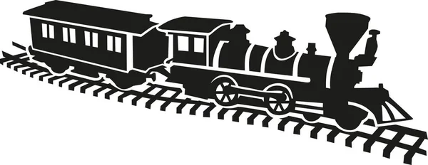 Ferrovie modello vinte — Vettoriale Stock
