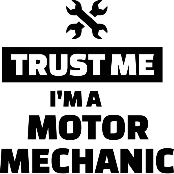 Crois-moi, je suis mécanicien automobile. — Image vectorielle
