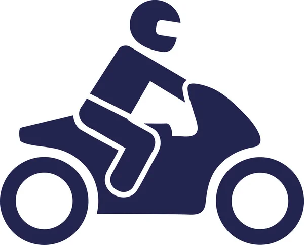 Motorkerékpár ikon-vektoros — Stock Vector
