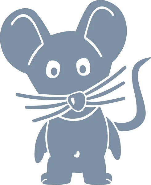 マウス コミック ベクトル — ストックベクタ
