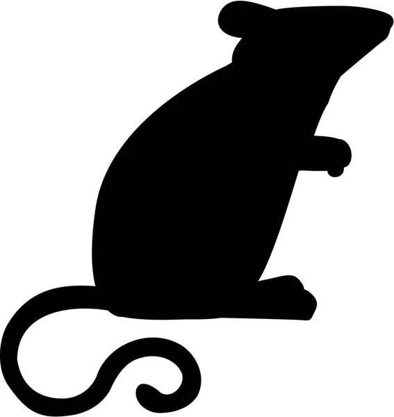マウス リビング アイコン — ストックベクタ