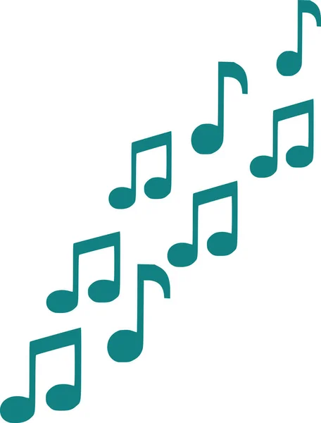 Símbolo das notas musicais —  Vetores de Stock