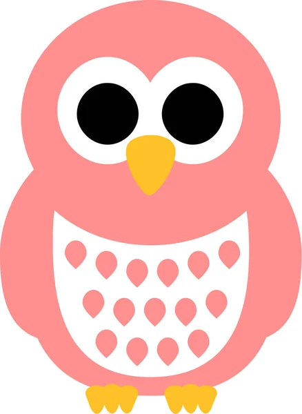 Baby cute owl — Stock Vector