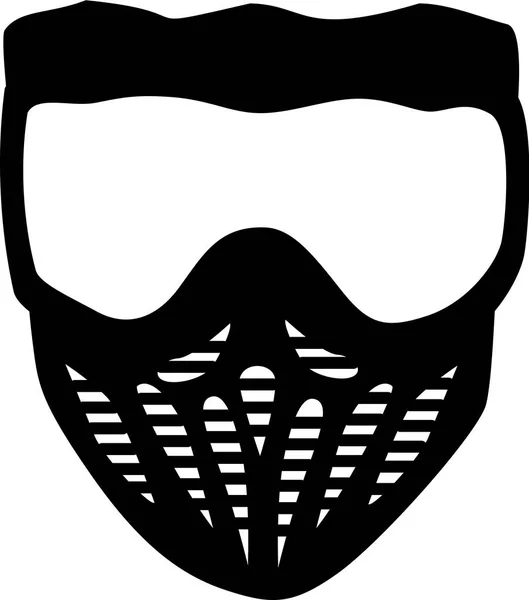 Вектор пейнтбольной маски — стоковый вектор