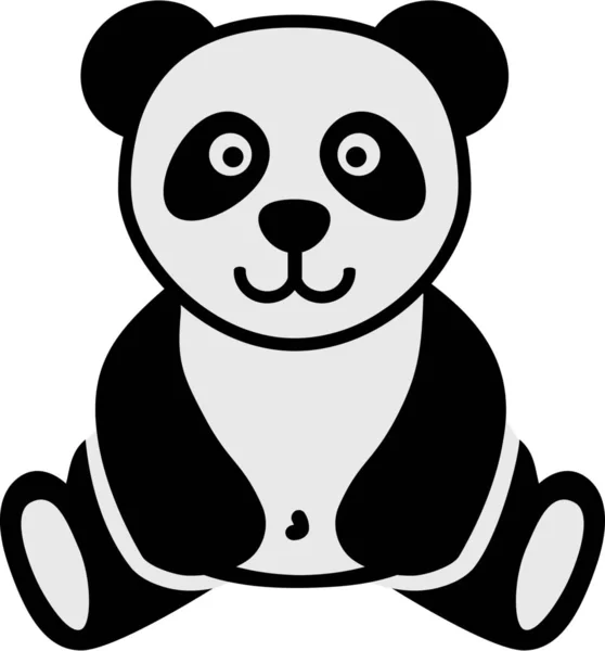 Kreslený Panda vektor — Stockový vektor