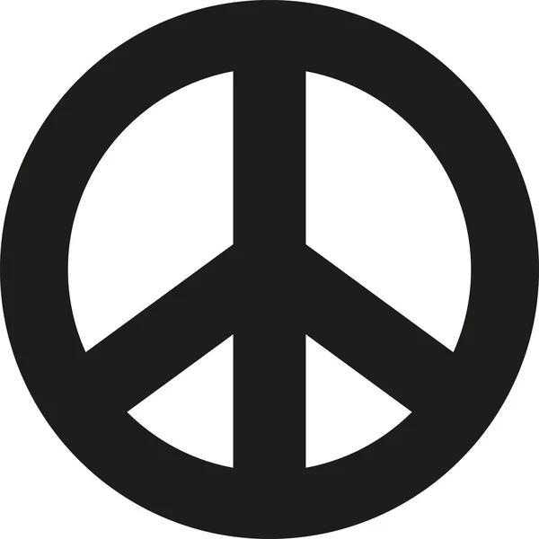 Gros signe de paix — Image vectorielle