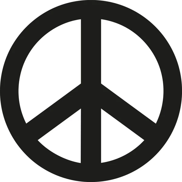 Vecteur icône paix — Image vectorielle
