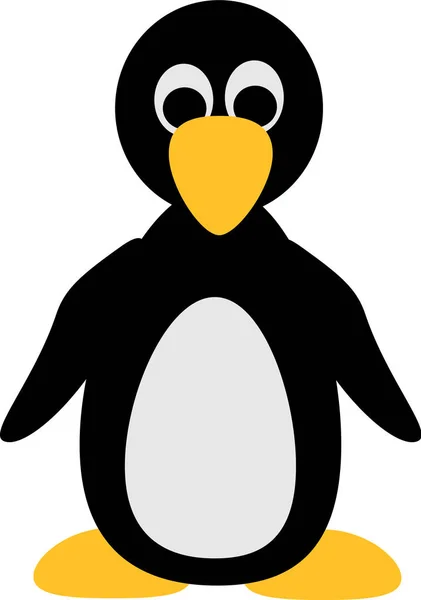 Cartoon penguin vector — Stock Vector