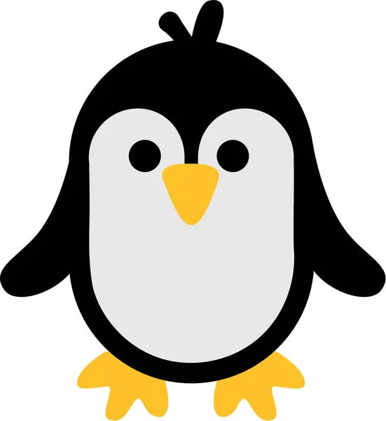 Penguin icon comic — Stock Vector