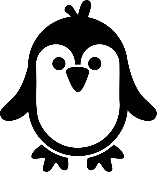 Very cute penguin — Stock Vector